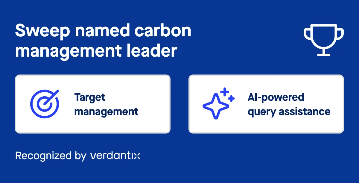 Verdantix 2025 - Sweep features